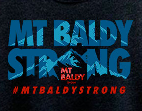 Mt Baldy Strong Peaks Womens Racerback