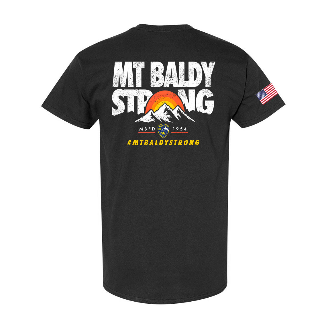 Mt Baldy Strong Sunrise T-Shirt