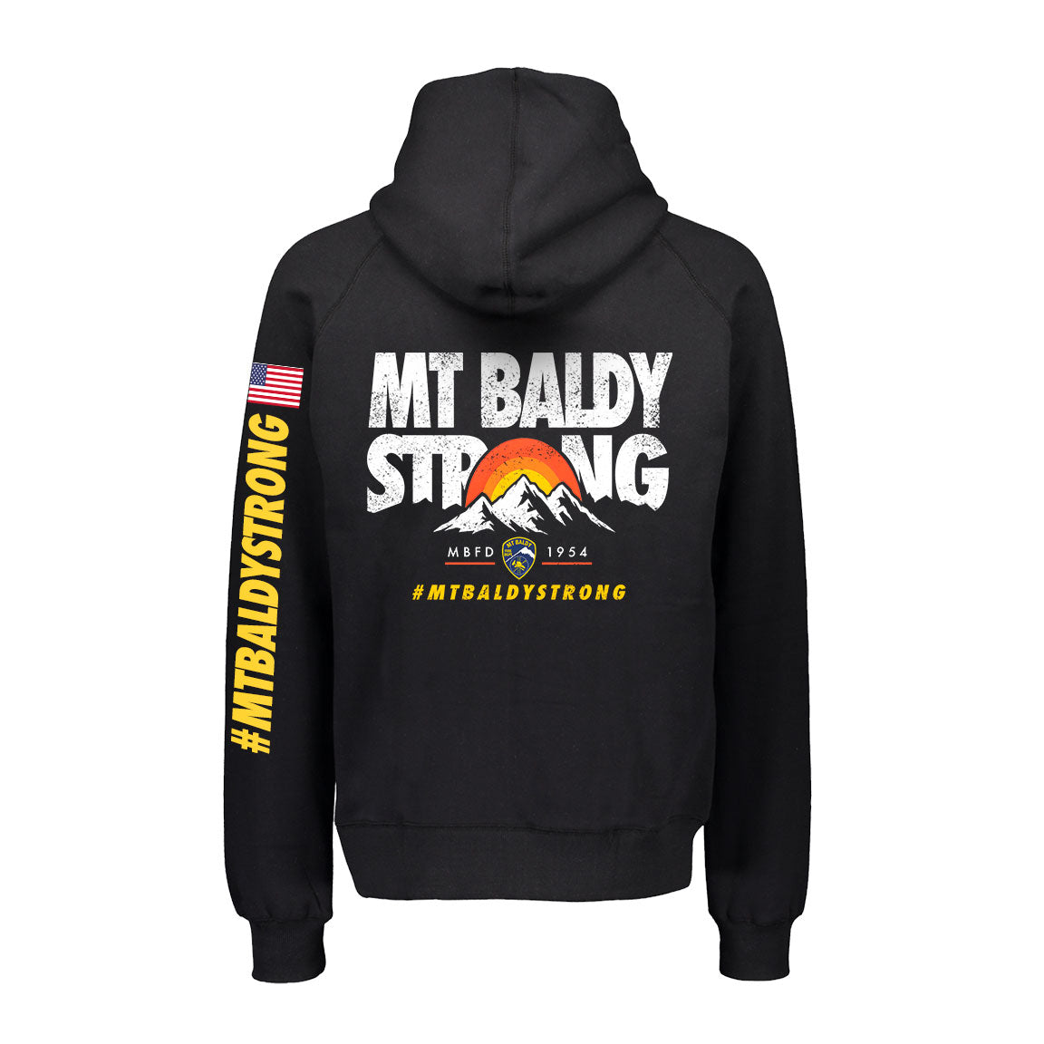 Mt Baldy Strong Sunrise Hoodie