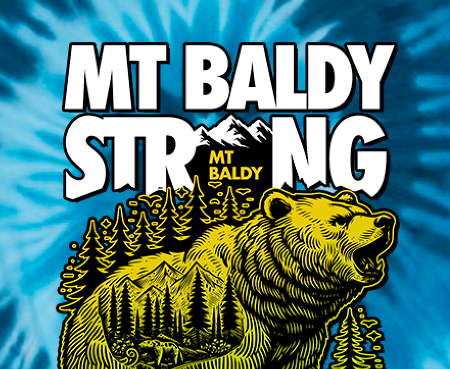 MBS Bear Blue Tie Dye T-Shirt