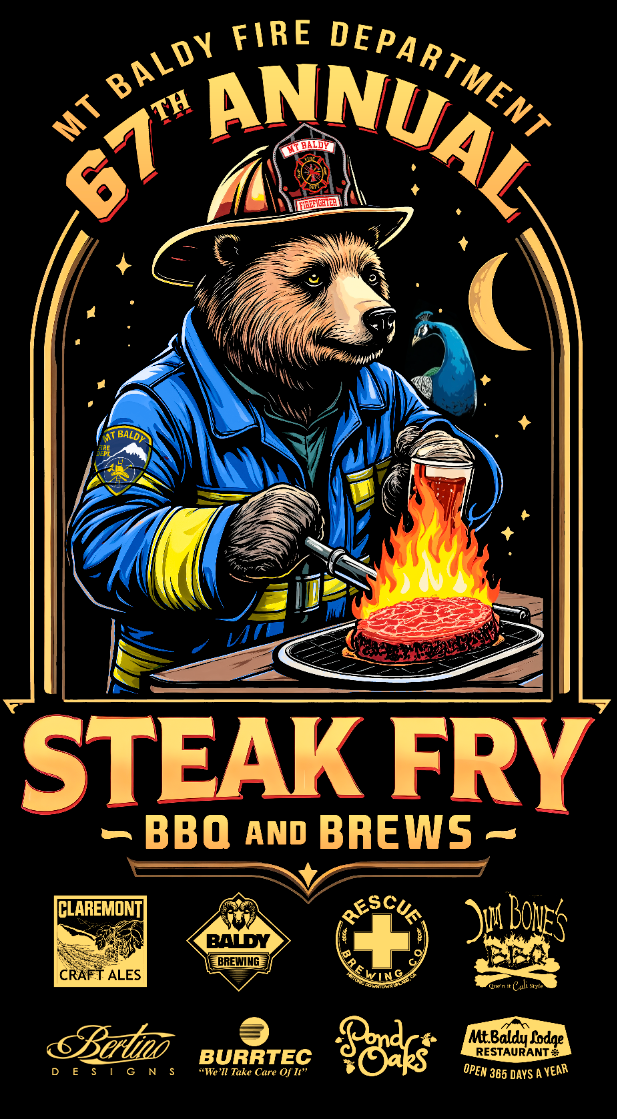 Steak Fry Bear Racerback