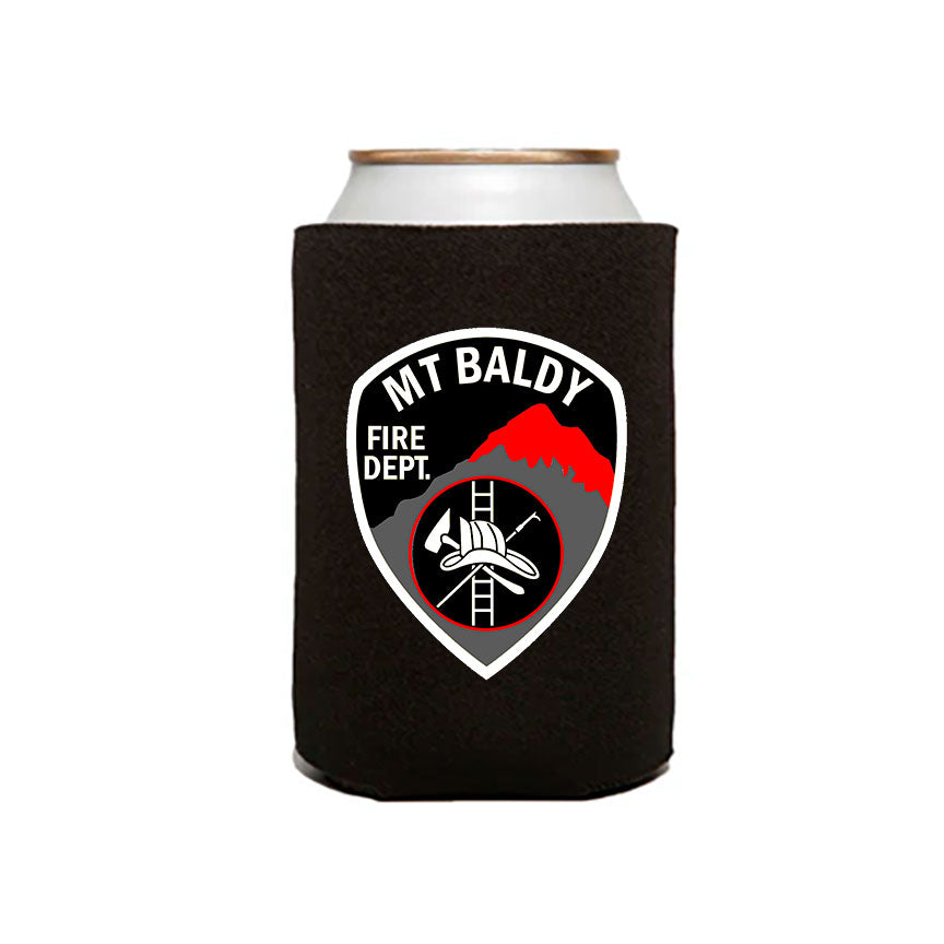 Mt Baldy Fire Coozie Red / Black