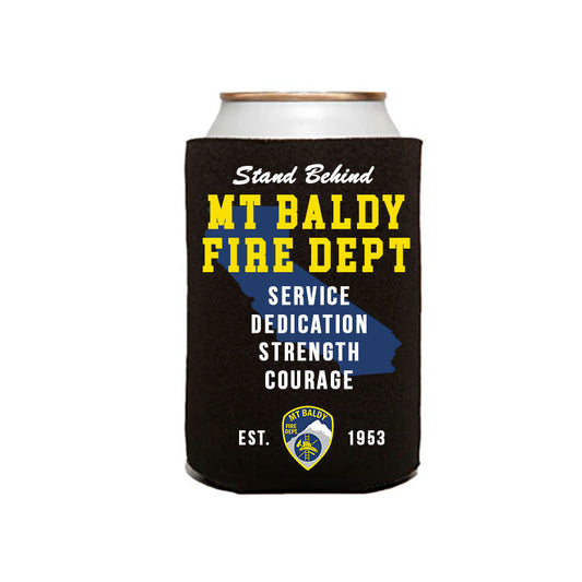 Mt Baldy Fire Coozie Classic Colorway
