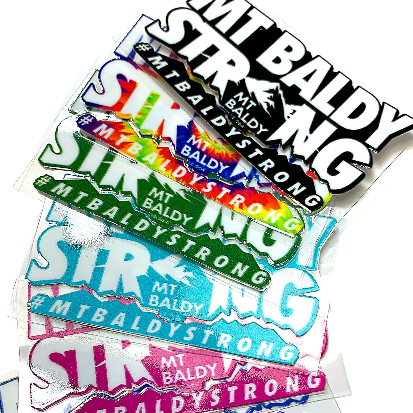 Mt Baldy Strong Stickers