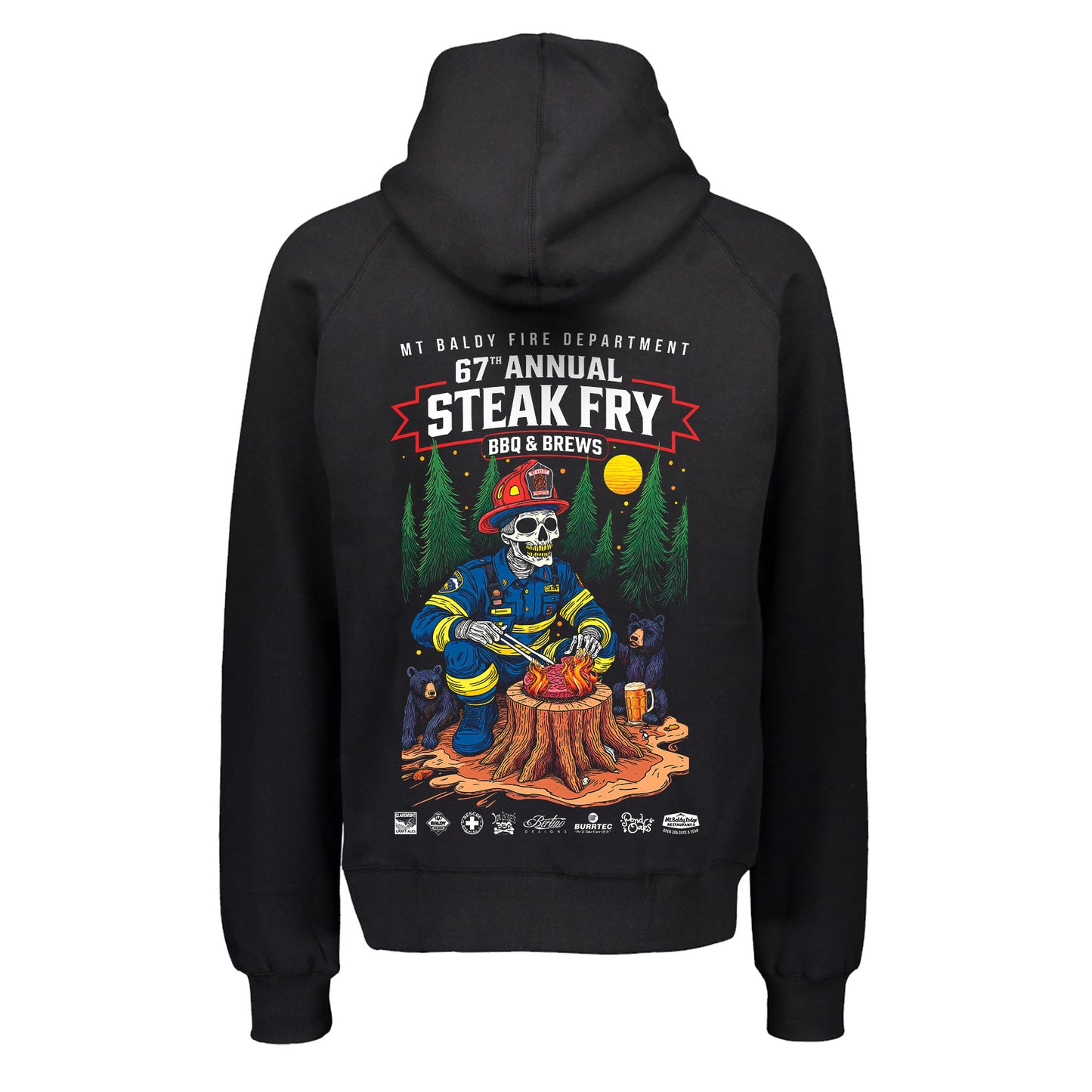 Steak Fry Skeleton Hoodie