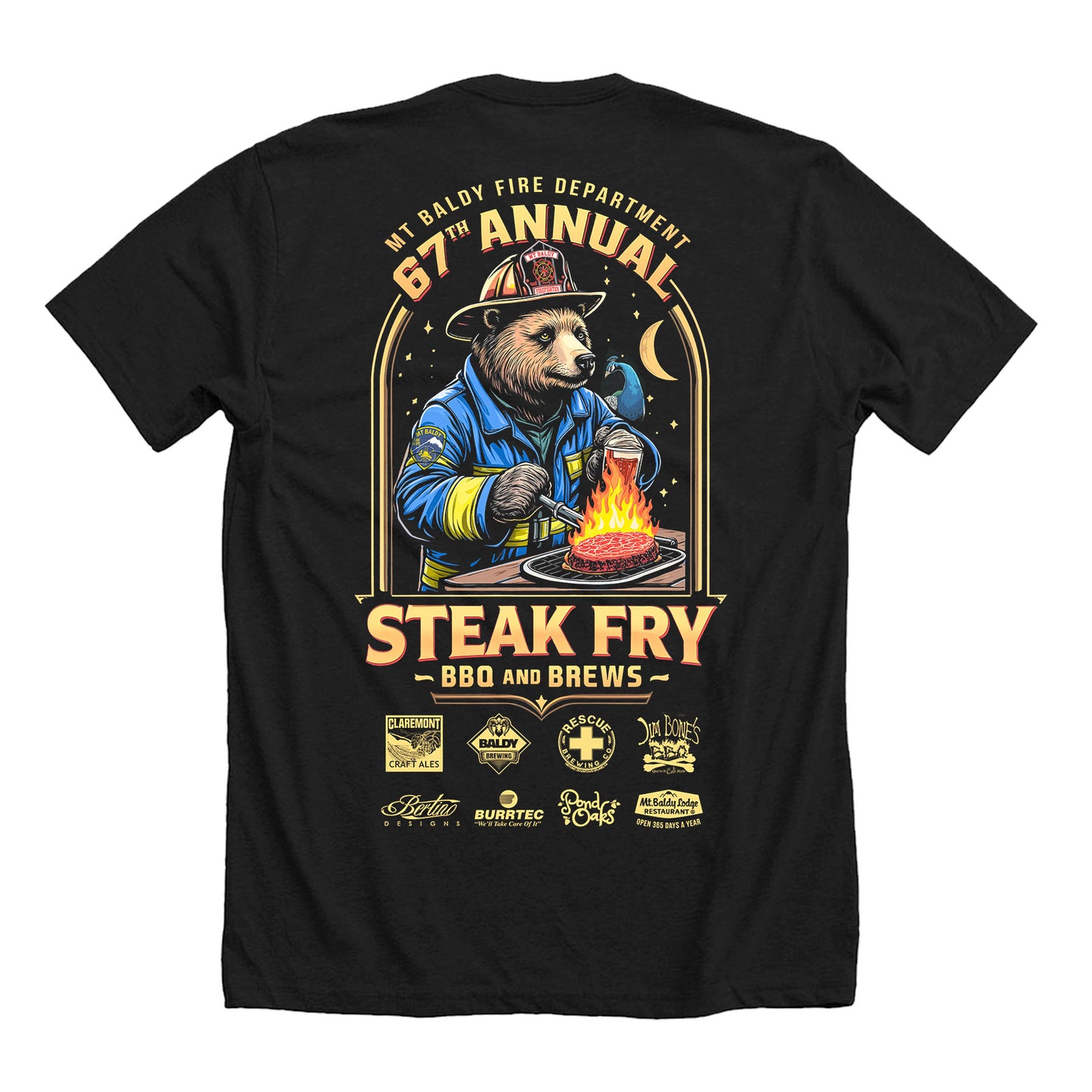 Steak Fry Bear T-Shirt