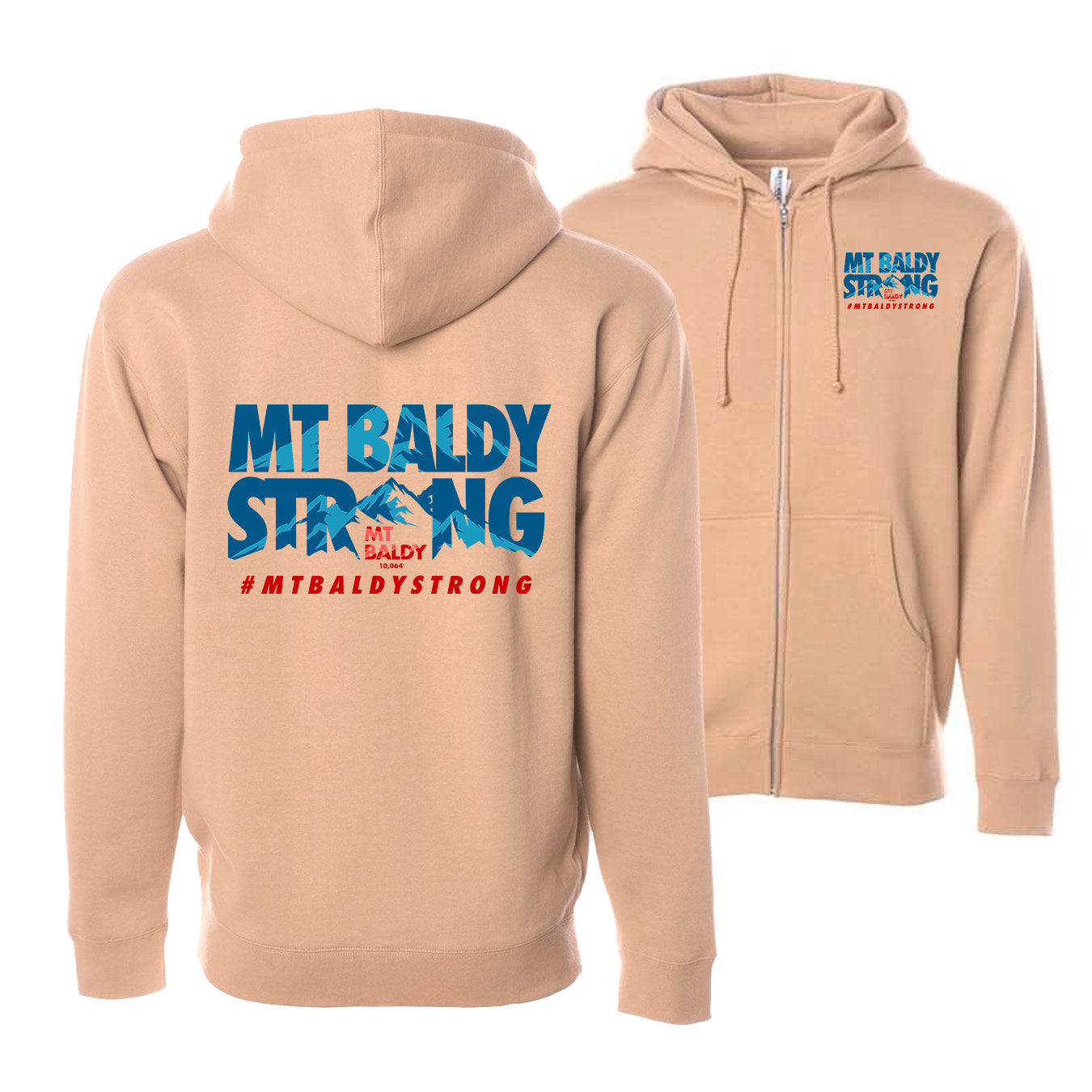 Peaks Sandstorm Zip-Up Hoodie